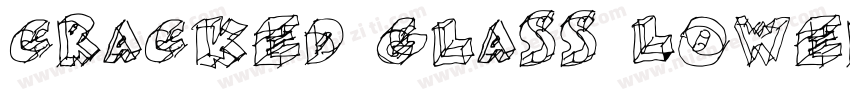 Cracked Glass Lowerc字体转换